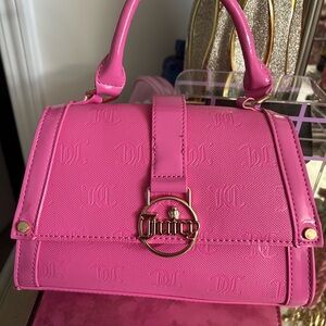 Juicy Couture hot pink crossbody handbag